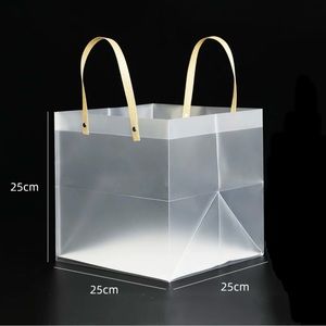 PVC clear gift bag (new, 35 bags)